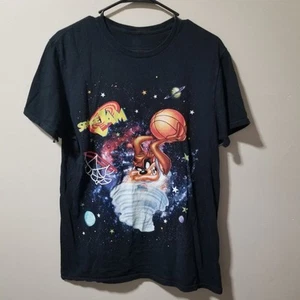 Camiseta negra Space Jam Tazmanian Devil baloncesto para hombre mediana - Imagen 1 de 6