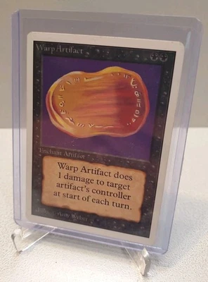 Magic the Gathering - WARP ARTIFACT  Unlimited Edition Rare  - Image 1 of 4
