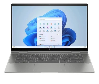 HP Envy x360 Convertible 2-in-1, 15.6" Touch, i7-1260P, 16GB, 512SSD, Win 11 Pro - Image 1 of 4