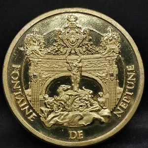 JETON MEDAILLE 31mm FONTAINE DE NEPTUNE NANCY / SOUVENIRS ET PATRIMOINE - Picture 1 of 2