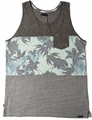 CAMISETA SIN MANGAS HOMBRE: Ocean Current OC Gris Panel Tropical Bolsillo Tropical GRANDE L Foto 1 de 3
