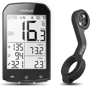 CYCPLUS M1 GPS-Fahrradcomputer ANT+ Bluetooth, 2,9 Zoll LCD inkl. Halterung - Bild 1 von 9