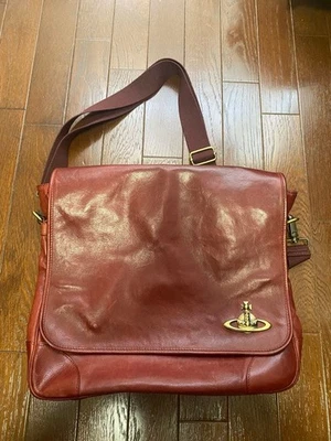 Vivienne Westwood Vintage Leather School Shoulder Bag Punk Style #EK ZEA - Image 1 of 4