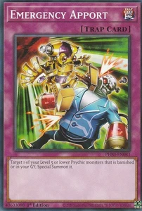 B321 YUGIOH TRAP CARD EMERGENCY APPORT PHNE-EN083 - Picture 1 of 1