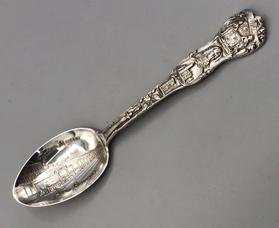 路易斯安那州新奥尔良纯银纪念品勺子 5 7/8 — 第 1/4 张图片