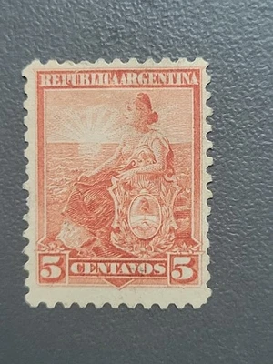 Argentina 1899 5 Centavos Stamp - Image 1 of 2