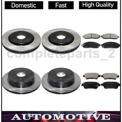 Комплект дисковых тормозных колодок ротор дискового тормоза подходит для Nissan Pathfinder DuraGo 2005-2012 годов выпуска 6 шт. - Изображение 1 из 4