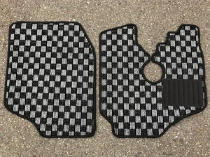 Subaru Sambar Truck TT1 TT2 AT MT Check Gray Black Floor Mats 1999–2012 RHD New - Picture 1 of 3