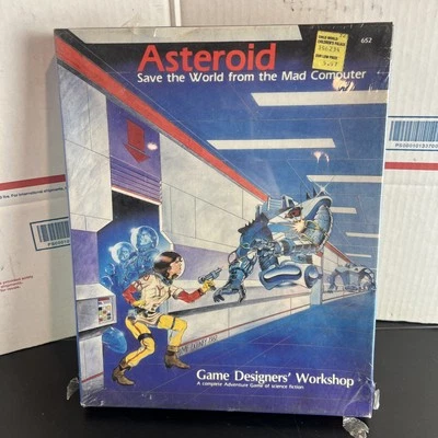 Asteroid Save The World From The Mad Computer Completo Aún Sellado GDW 1983 Foto 1 de 4