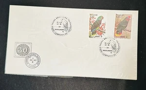 CM) 1980. BRAZIL. PARROTS. FDC. BRAZILIAN WILDLIFE. XF - Picture 1 of 1