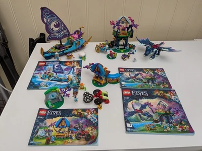 Lego ELVES collection 3 x  sets 41187 Rosalyn's Healing Hideout 411082 41073 - Image 1 of 4