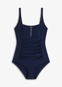 Einteiliger Push-Up-Badeanzug mittlerer Form-Effekt Gr. 50 Dunkelblau Neu - Bild 1 von 1