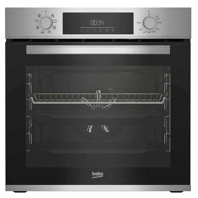 Beko BBIM12300X Backofen 60cm Einbaubackofen 72L Volumen 8 Heizarten Edelstahl - Bild 1 von 4