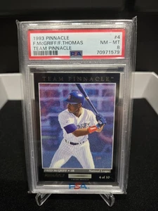 1993 Pinnacle Team Pinnacle Fred McGriff Frank Thomas - PSA 8 - Picture 1 of 2