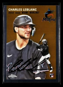 Charles Leblanc 2023 Topps Cromo Platino #66 Miami Marlins Novato *022 - Imagen 1 de 2