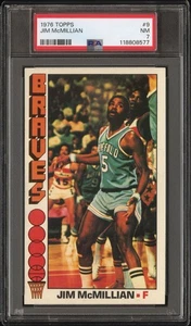 1976 TOPPS BASKETBALL-#9 JIM MCMILLIAN PSA 7 LOOKS NICER - Picture 1 of 1