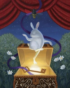 A Beekeeper's Dream Art Print by Gina Matarazzo  9 x 12 in. Paper New Unframed - Picture 1 of 1