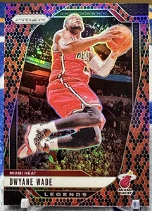 DWYANE WADE 2024-25 PANINI PRIZM PIEL DE SERPIENTE PRIZM REFRACTOR SSP - Imagen 1 de 2