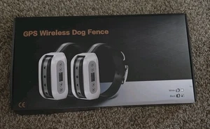 GPS Wireless Hundezaun PF-09 2 Halsbänder schwarz - Bild 1 von 3