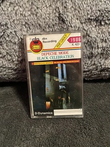Depeche Mode Black Celebration Cassette Alternate Insert Cover Variant Rare - Bild 1 von 6