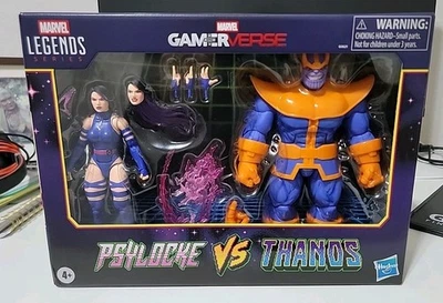 Paquete de 2 figuras de acción Marvel Legends Gamerverse Psylocke Vs Thanos ¡NUEVAS! Foto 1 de 4