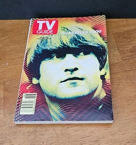TV Guide Magazine John Lennon San Francisco Metro Ed No Label Nov 2000 Collector - Picture 1 of 6