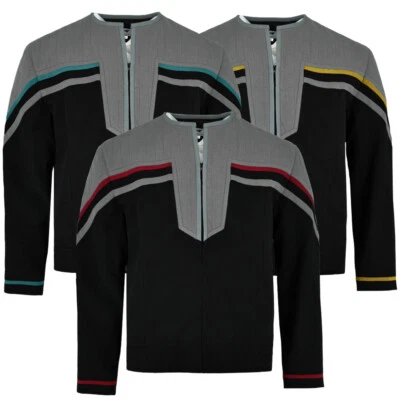 Cosplay First Contact Picard Captain Riker Starfleet Uniforms Jackets Costumes - Image 1 of 4