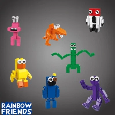 7PCS Mini Rainbow Friends Building Blocks Set Doors Game Bricks Kids Toys NEW - Image 1 of 4