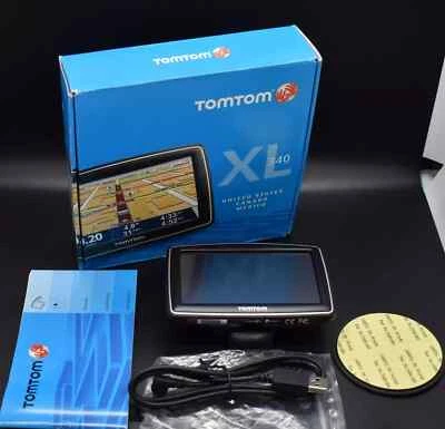 TomTom XL 340 WORKS! Car GPS System w/ US Canada Mexico Maps XL 340 4.3" LCD - Image 1 of 4