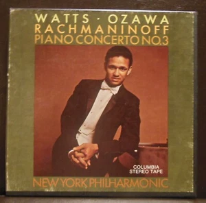 Watts Ozawa Rachmaninoff Piano Concerto N0 3 - 4 Trk 3 3/4 IPS Reel to Reel Tape - Bild 1 von 6
