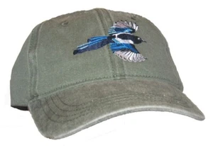 Magpie Embroidered Cotton Cap NEW Bird Hat - Picture 1 of 1