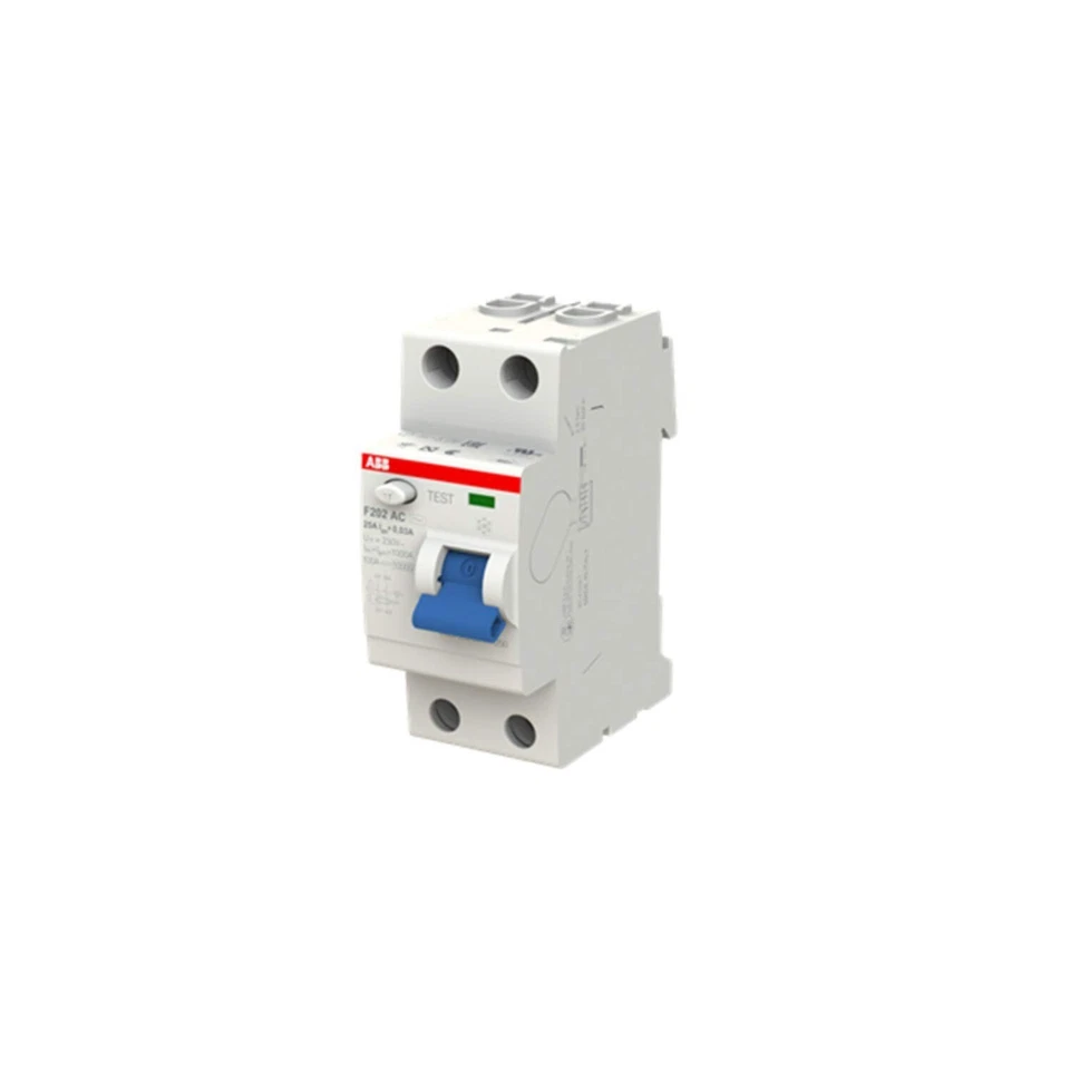 INTERRUTTORE DIFFERENZIALE PURO ABB F202 AC 40A 30MA 2 POLI TEST 230V SPIA 2 MOD - Immagine 1 di 1