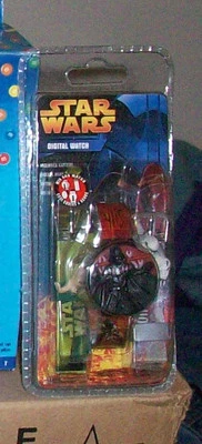 STAR WARS DIGITAL WATCH MIX & MATCH DARTH VADER YODA & CLONE TROOPER NEW - Image 1 of 2