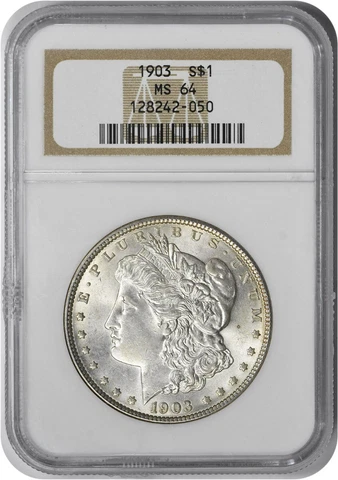 1903 Morgan Silver Dollar MS64  NGC Cover