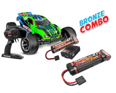 Traxxas Rustler RTR HD grün Bronze Combo TRX37254-8-GRN-BRONZE-COMBO  - Bild 1 von 3