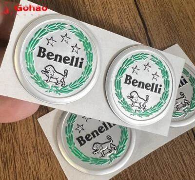 4x - 4cm diámetro. Calcomanías redondas emblema Benelli insignia para Tornado Leoncino BJ TNT BN Foto 1 de 4