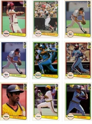 1982 DONRUSS BASEBALL Cards 450-660 Buy 2🌟Save55%🌟 PICK CHOOSE FLATERATE SHIP - Image 1 of 4