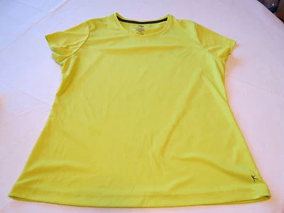 Danskin Now Womens short sleeve t shirt XL 16/18 training green **spots**GUC - Imagem 1 de 4