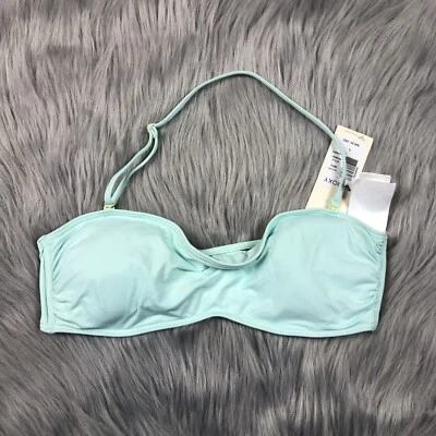 Top de bikini Roxy Young para mujer Sunset Paradise Bandeau calmante mar talla L Foto 1 de 4