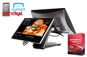 HP RP9 Proffi TouchKassensystem für Kiosk Laden Schnellgastronomie Textil 2 Disp - Bild 1 von 5