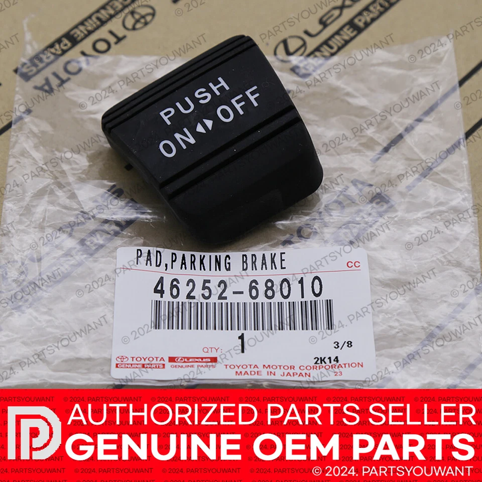 GENUINE Toyota Lexus OEM Parking Emergency Brake Pedal Pad Cover 46252-68010 - Изображение 1 из 4