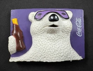 Vintage 1996 Coca-Cola Company Polar Bear Refrigerator Magnet - Picture 1 of 2