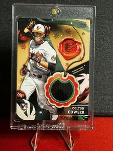 2024 Topps Holiday megabox Colton Cowser relic card #RC-CC NM/Mint - Picture 1 of 2