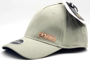 Gorra de béisbol RealTree Fishing beige gris para mujer cola de caballo ajuste elástico. Nuevo con etiquetas - Imagen 1 de 7