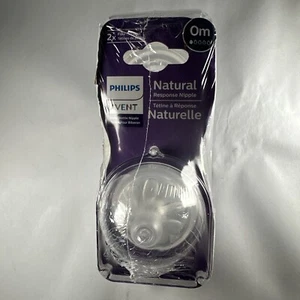 4er Pack Philips Avent Natural Response Size Flow 1 Newborn 0M Baby Flasche Brustwarzen - Bild 1 von 3