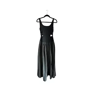 Commense Black Maxi Dress Cutout Sleeveless Party Cocktail Dress S - Picture 1 of 5