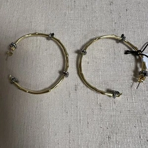 Alexis Bittar Stacheldraht Ohrringe in Gold Neu mit Etikett - Bild 1 von 6