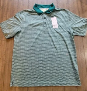 Walter Hagen Clubhaus 19. Loch Größe Large neunzehnter Schläger grün Golf Polo - Bild 1 von 8
