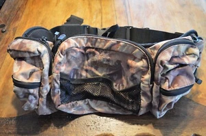 Riñonera de camuflaje Fieldline paquete de caza, cintura acolchada 5 bolsillos bolsas con cremallera - Imagen 1 de 5