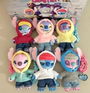 MINISO Stitch GenZ Street Series Confirmed Blind Box Vinyl Plush Doll Pendant - Picture 1 of 15